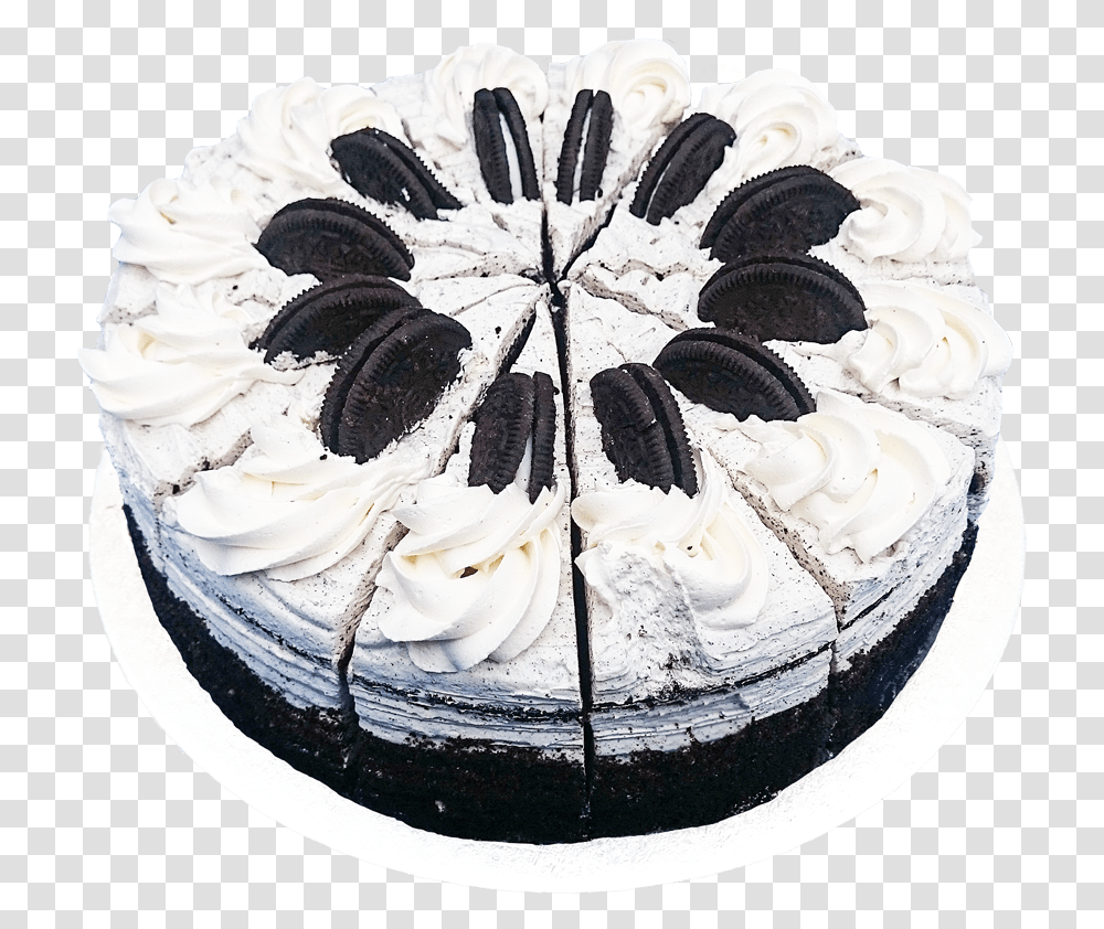 Black Forest Cake Download Oreo Cake, Dessert, Food, Cream, Creme Transparent Png