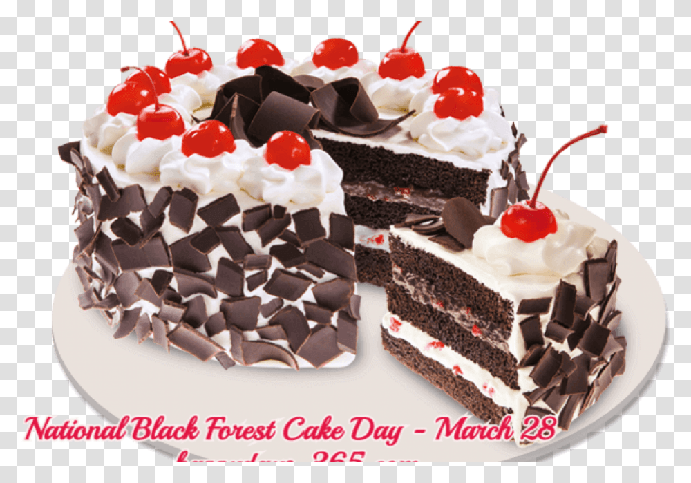 Black Forest Cake Red Ribbon Price, Cream, Dessert, Food, Birthday Cake Transparent Png