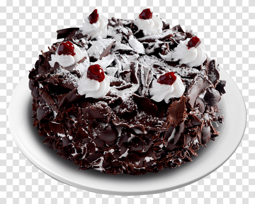 Black Forest Gateau Black Forest Cake, Cream, Dessert, Food, Creme Transparent Png