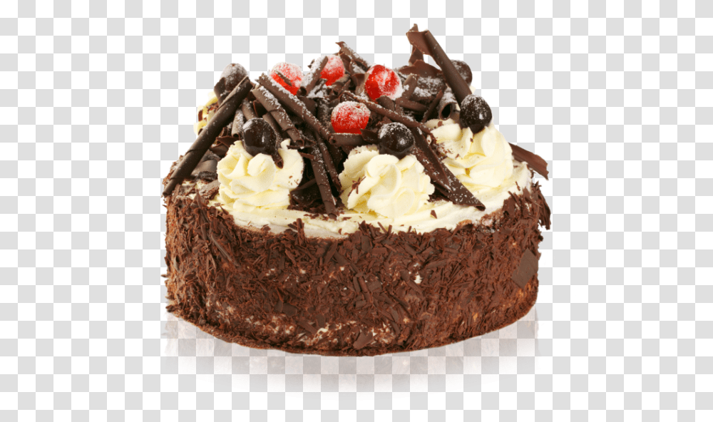 Black Forest Gateau Chocolate Cake, Dessert, Food, Cream, Creme Transparent Png