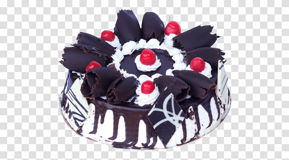 Black Forest Gateau Premium Black Forest Cake, Dessert, Food, Cream, Creme Transparent Png