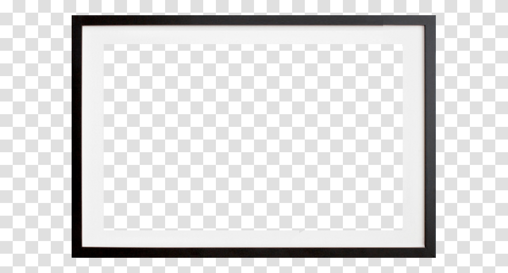 Black Frame, White Board, Screen, Electronics, Projection Screen Transparent Png