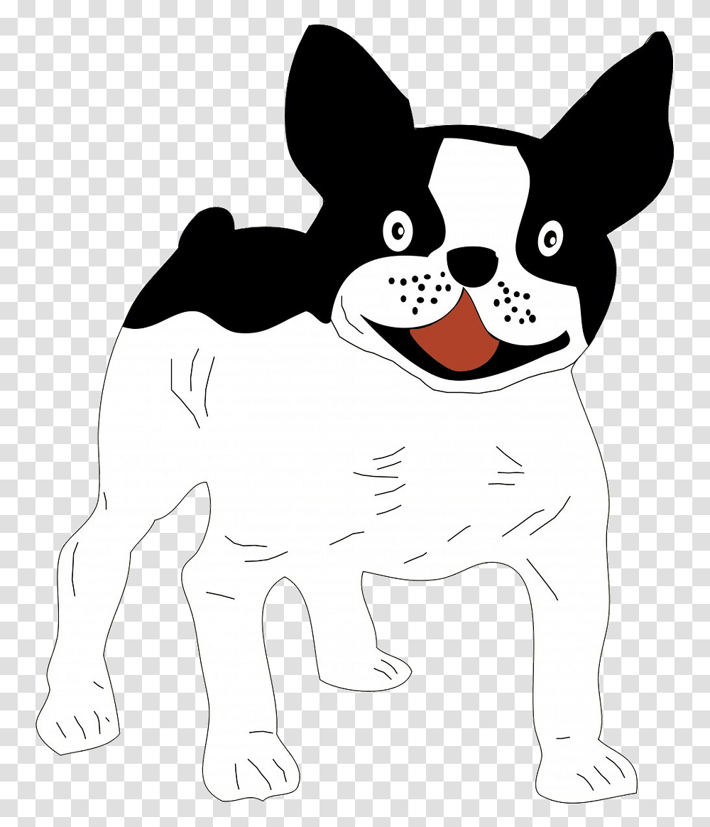 Black French Bulldog Clipart, Mammal, Animal, Cow, Cattle Transparent Png