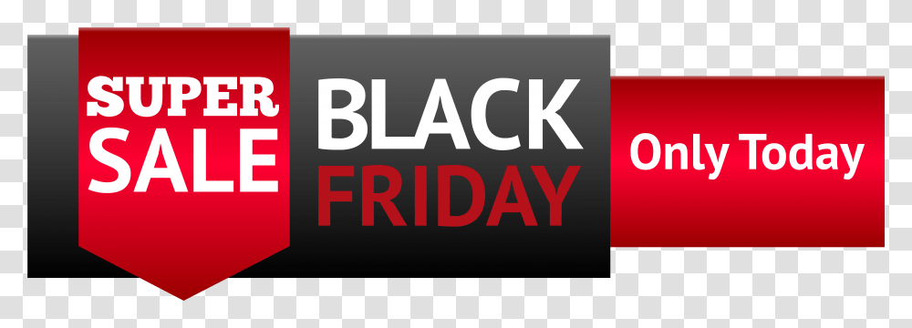 Black Friday Banner Black Friday Only Today, Word, Alphabet Transparent Png