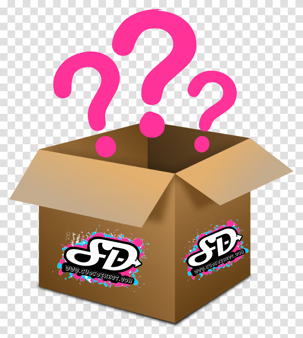 Black Friday Cyber Monday Mystery Box Cardboard Box Clipart, Carton, Gift Transparent Png