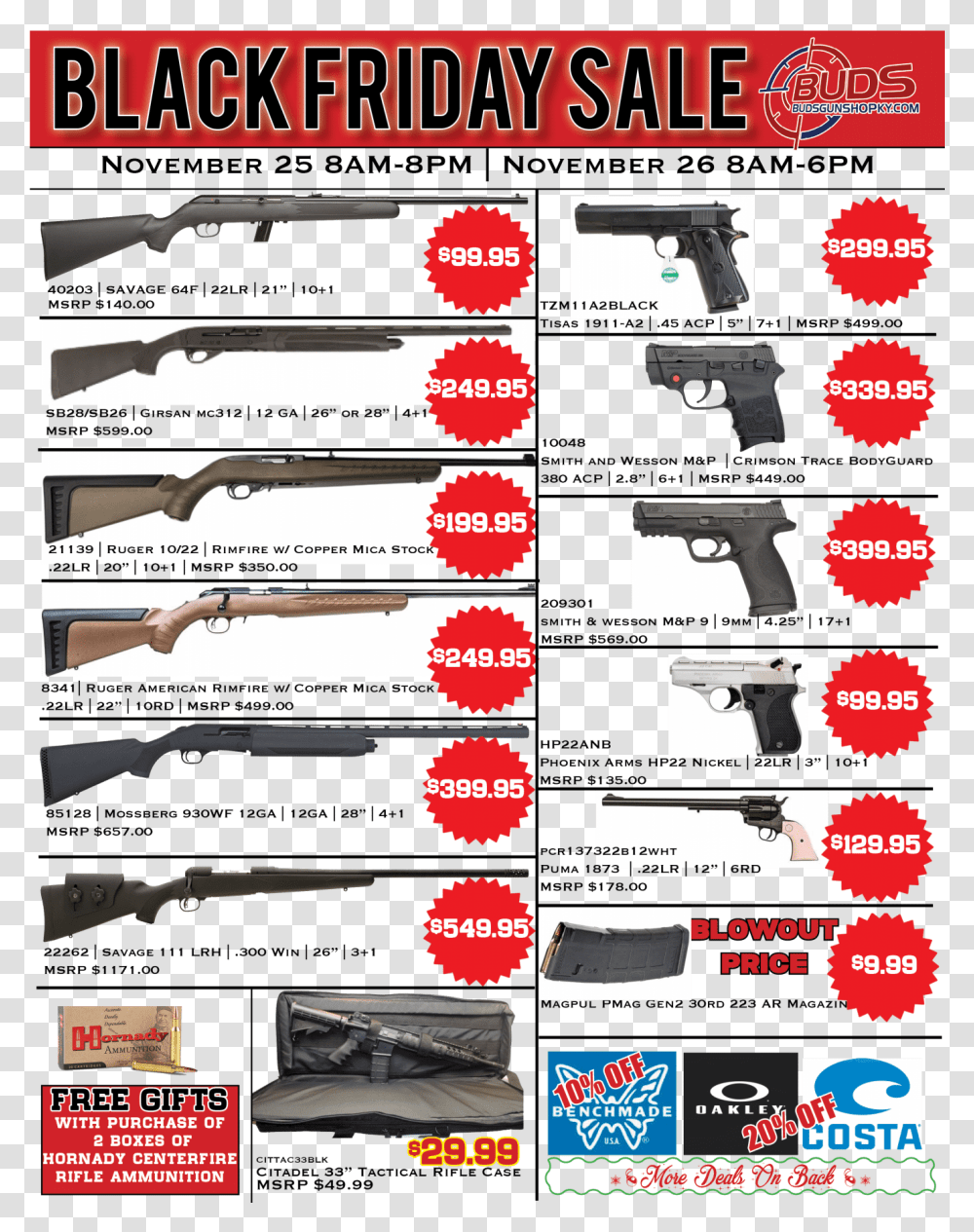 Black Friday Flyer, Weapon, Weaponry, Gun, Tool Transparent Png
