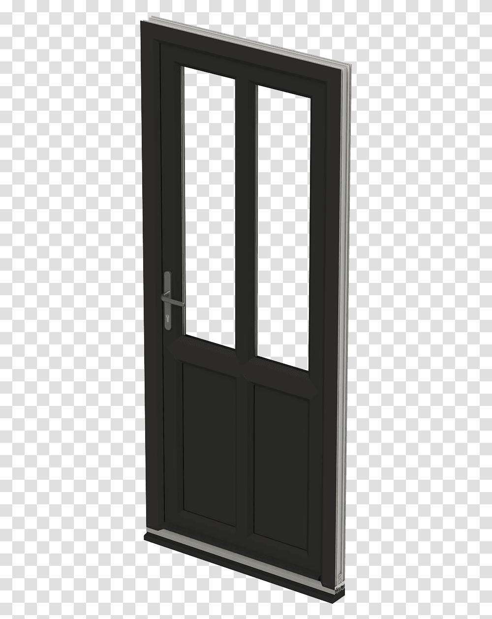 Black Front Door Black Front Door Clipart, French Door, Sliding Door Transparent Png