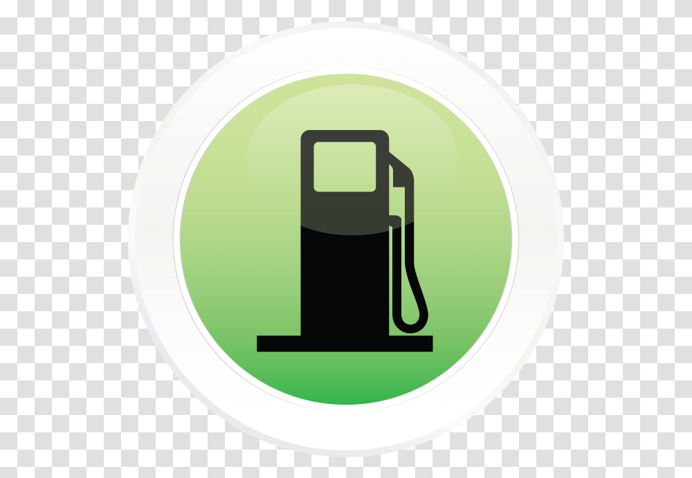 Black Fuel Pump Icon Inside A Green Circle Gas Station Pump Clipart, Machine, Gas Pump Transparent Png