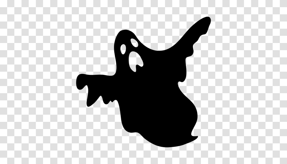 Black Ghost Silhouette, Stencil, Leisure Activities, Animal Transparent Png