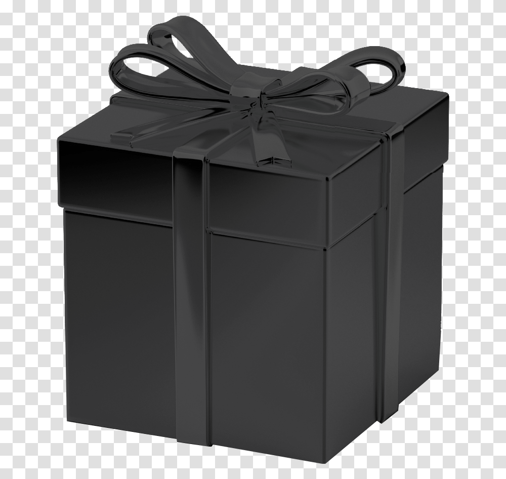 Black Gift Box Transparent Png