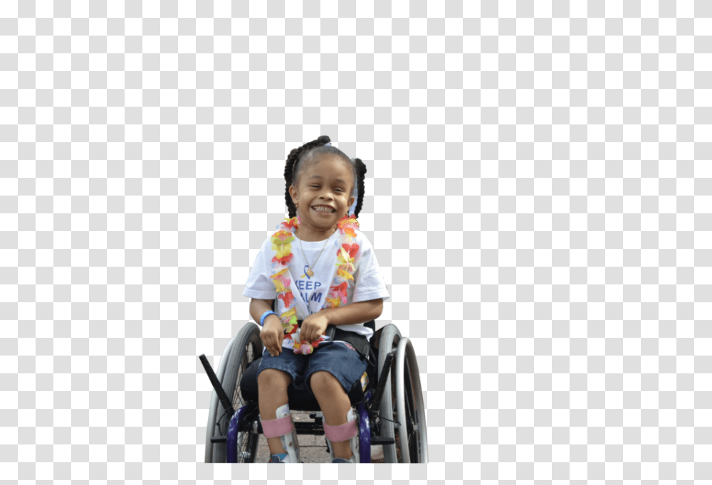 Black Girl Wheelchair Sitting, Furniture, Person, Portrait, Face Transparent Png