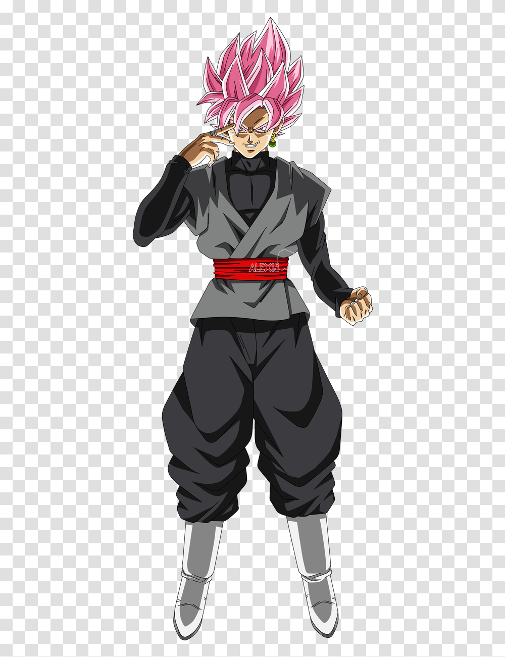 Black Goku Dragon Ball Super Black Goku Ssj Rose, Ninja, Person, Human, Hand Transparent Png