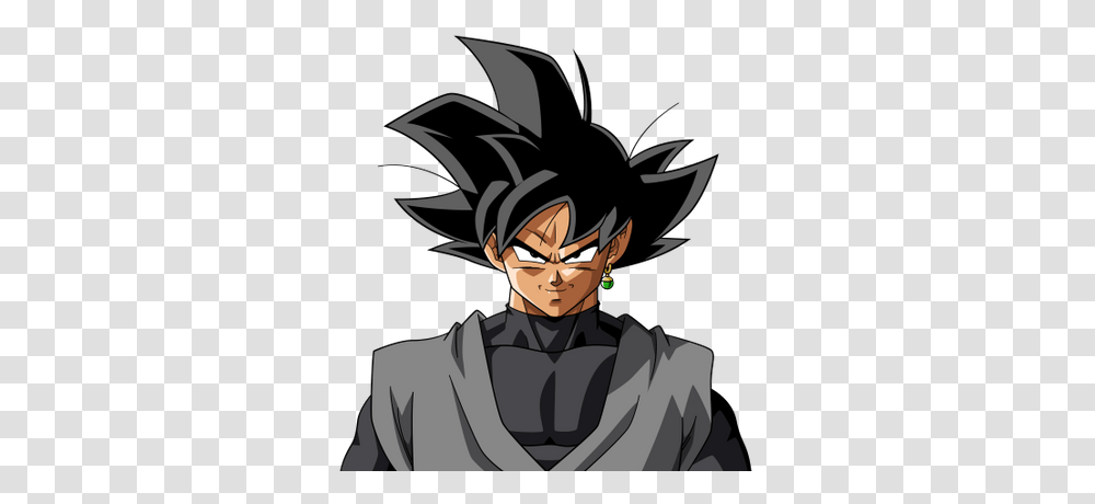 Black Goku Face, Manga, Comics, Book, Person Transparent Png