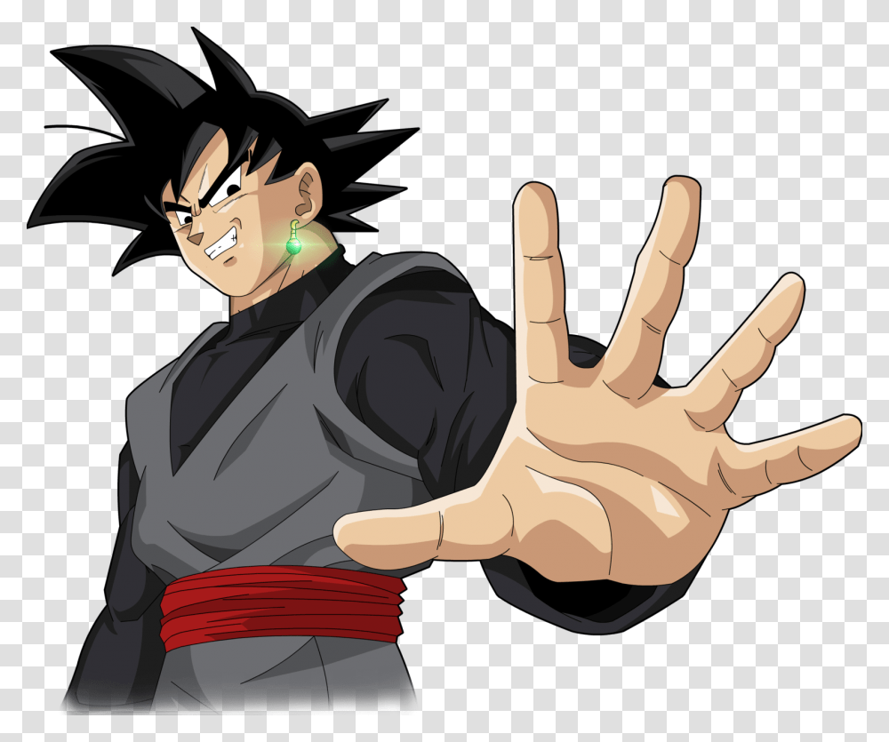 Black Goku Hand Black Goku Transparente, Book, Manga, Comics, Judo Transparent Png