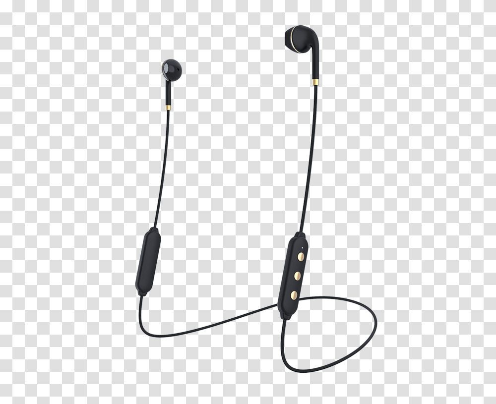 Black Gold Happy Plug In Earbuds, Strap, Electronics, Bow, Headphones Transparent Png