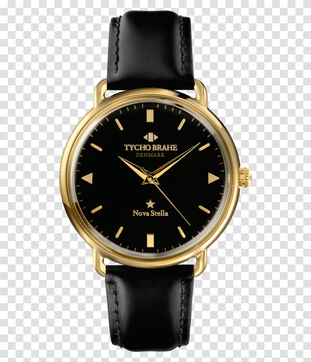 Black Gold Leather Black And Gold Watch, Wristwatch, Clock Tower, Architecture, Building Transparent Png
