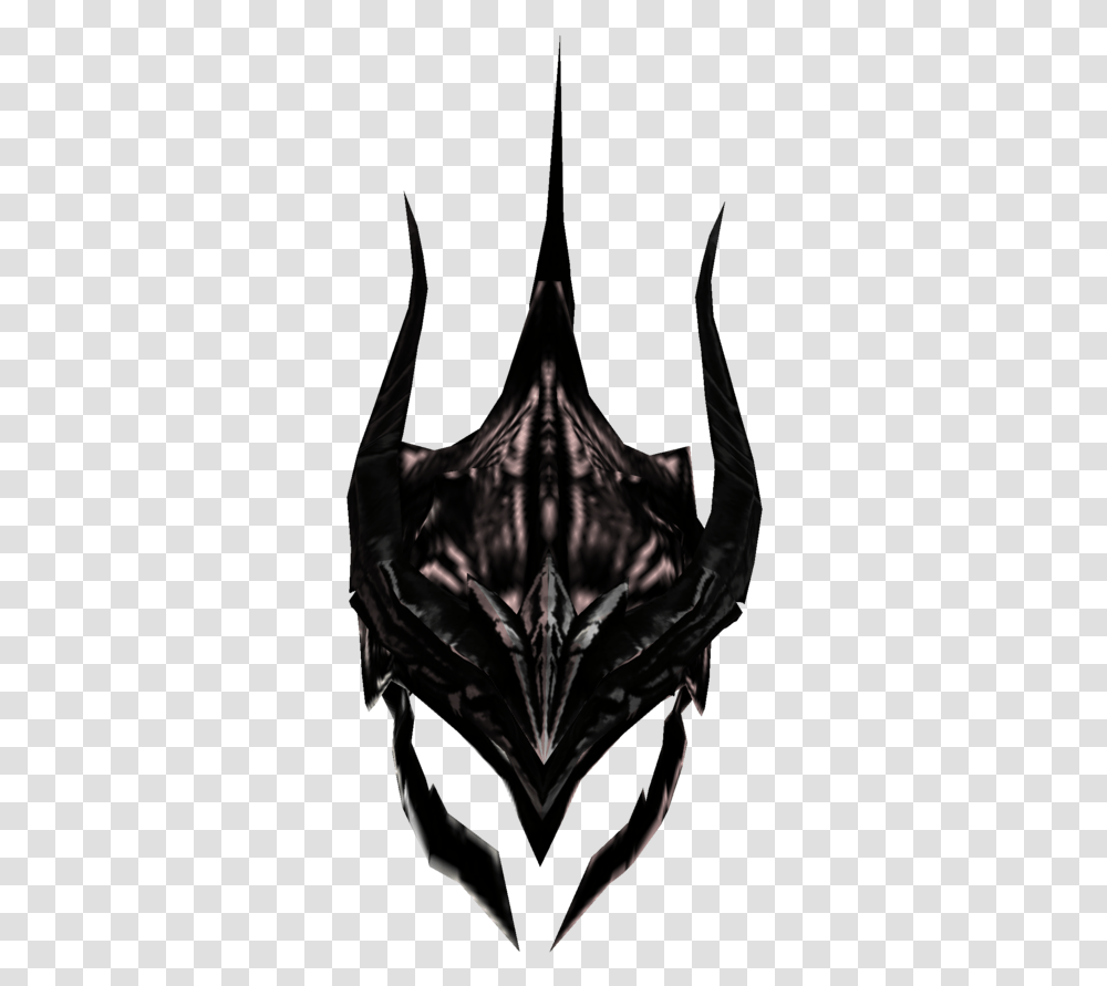 Black Goth Helmet The Elder Scrolls V Skyrim, Dragon Transparent Png