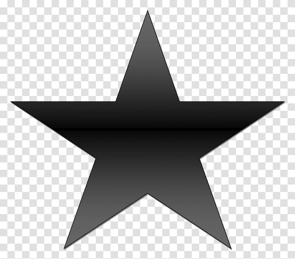 Black Gradient Star, Star Symbol Transparent Png