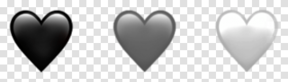 Black Gray Grey Aesthetic Tumblr Emojis Emoji Heart, Pillow, Cushion Transparent Png