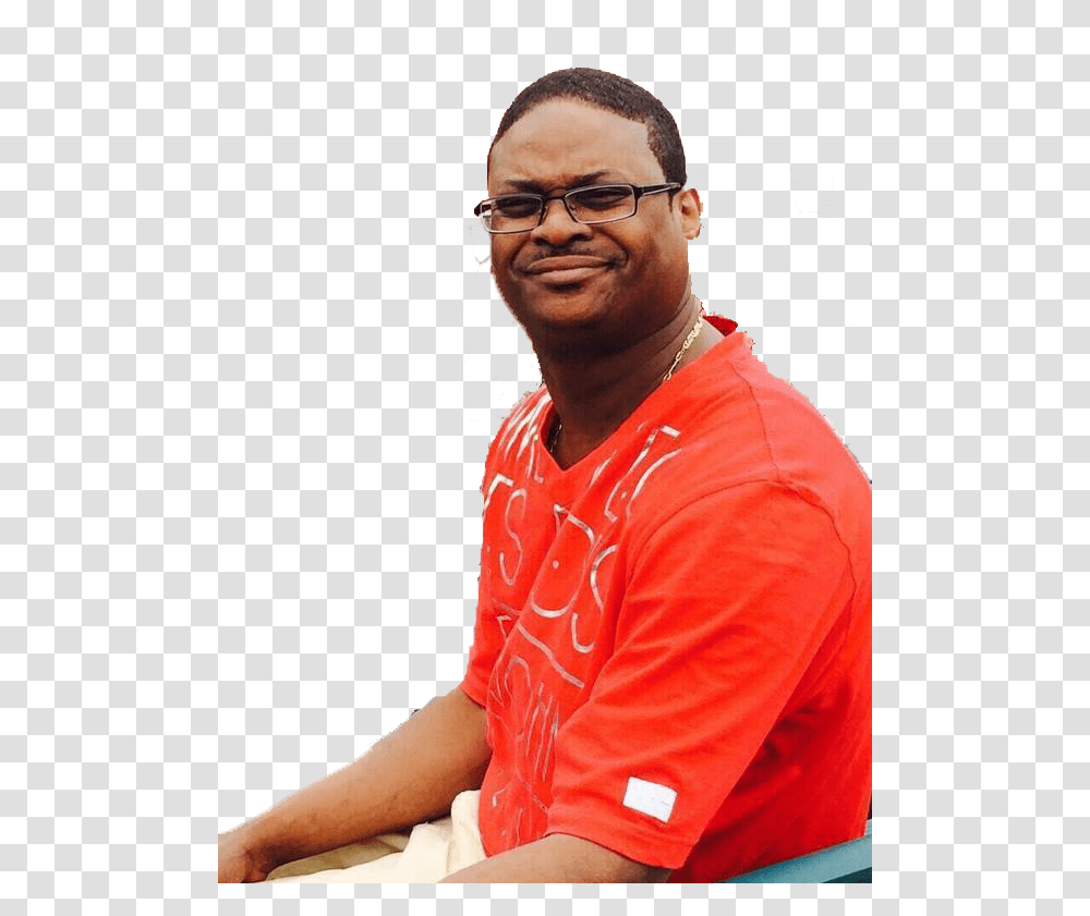 Black Guy On Bleachers Meme Gentleman All The Things That Never Happened Meme, Person, Glasses, Accessories Transparent Png