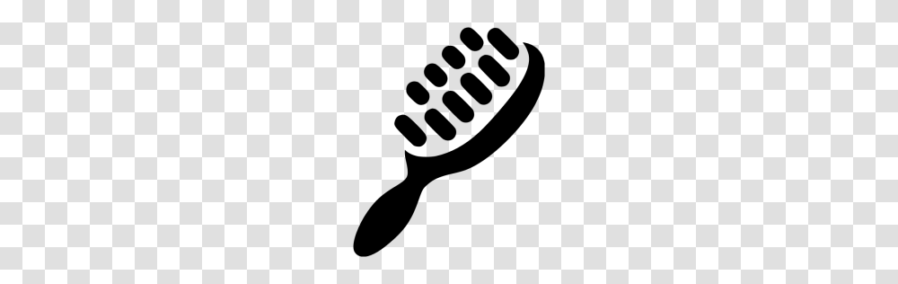 Black Hair Brush Icon, Gray, World Of Warcraft Transparent Png