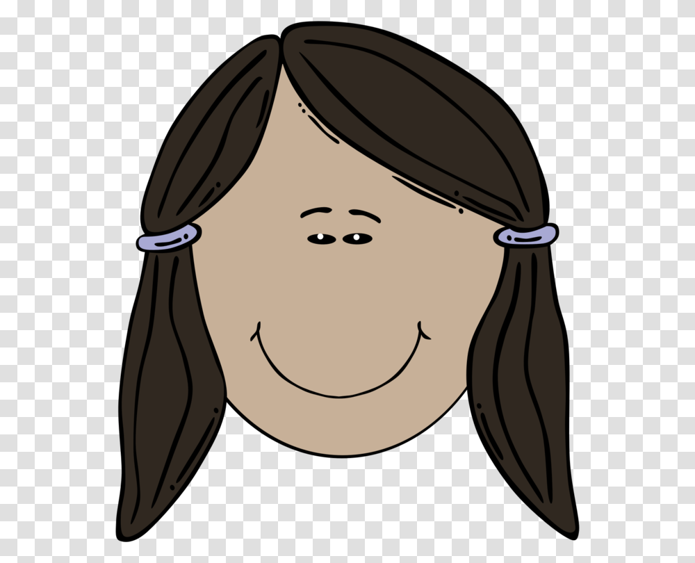 Black Hair Cartoon Brown Hair Hairstyle, Drawing, Hat, Face Transparent Png