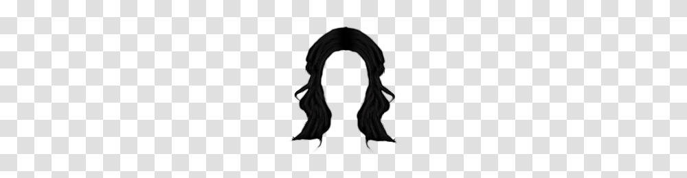 Black Hair Clipart Woman Hair, Person, Photography, Silhouette, Portrait Transparent Png