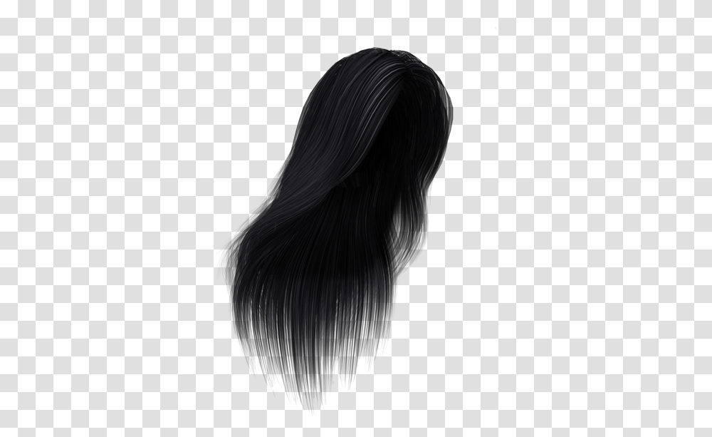 Black Hair Hair Coloring Long Hair Wig Lace Wig, Person, Human, Photography Transparent Png