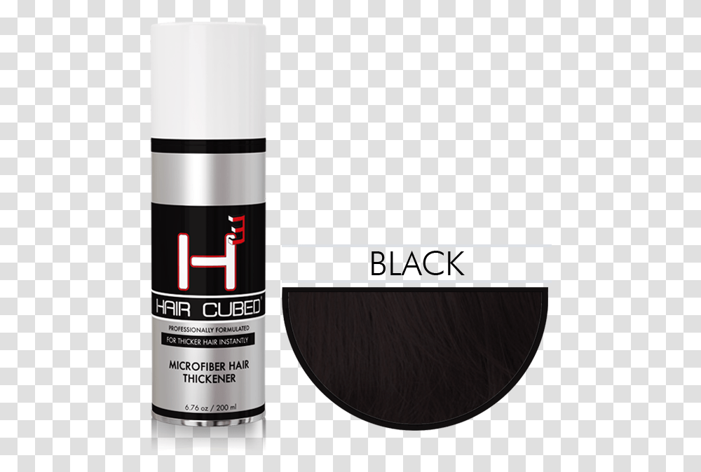 Black Hair Model Hair Cubed Micro Fiber, Cosmetics, Tin, Can, Spray Can Transparent Png
