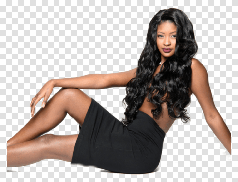 Black Hair Model Models In Virgin Hair, Clothing, Person, Shoe, Footwear Transparent Png