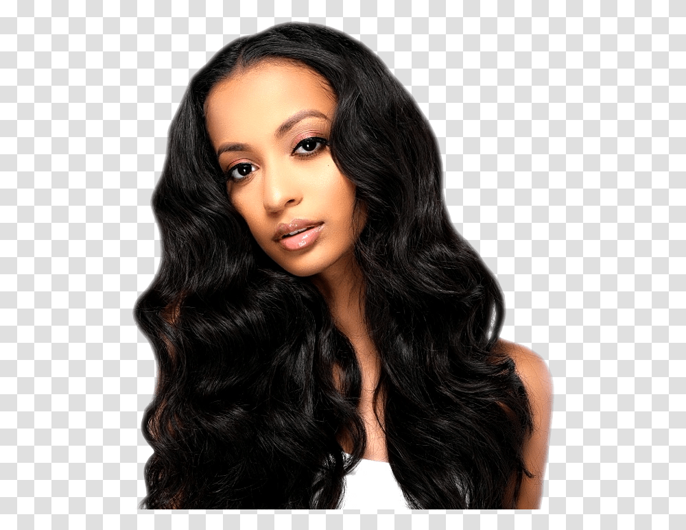 Black Hair Model, Person, Human, Face, Wig Transparent Png