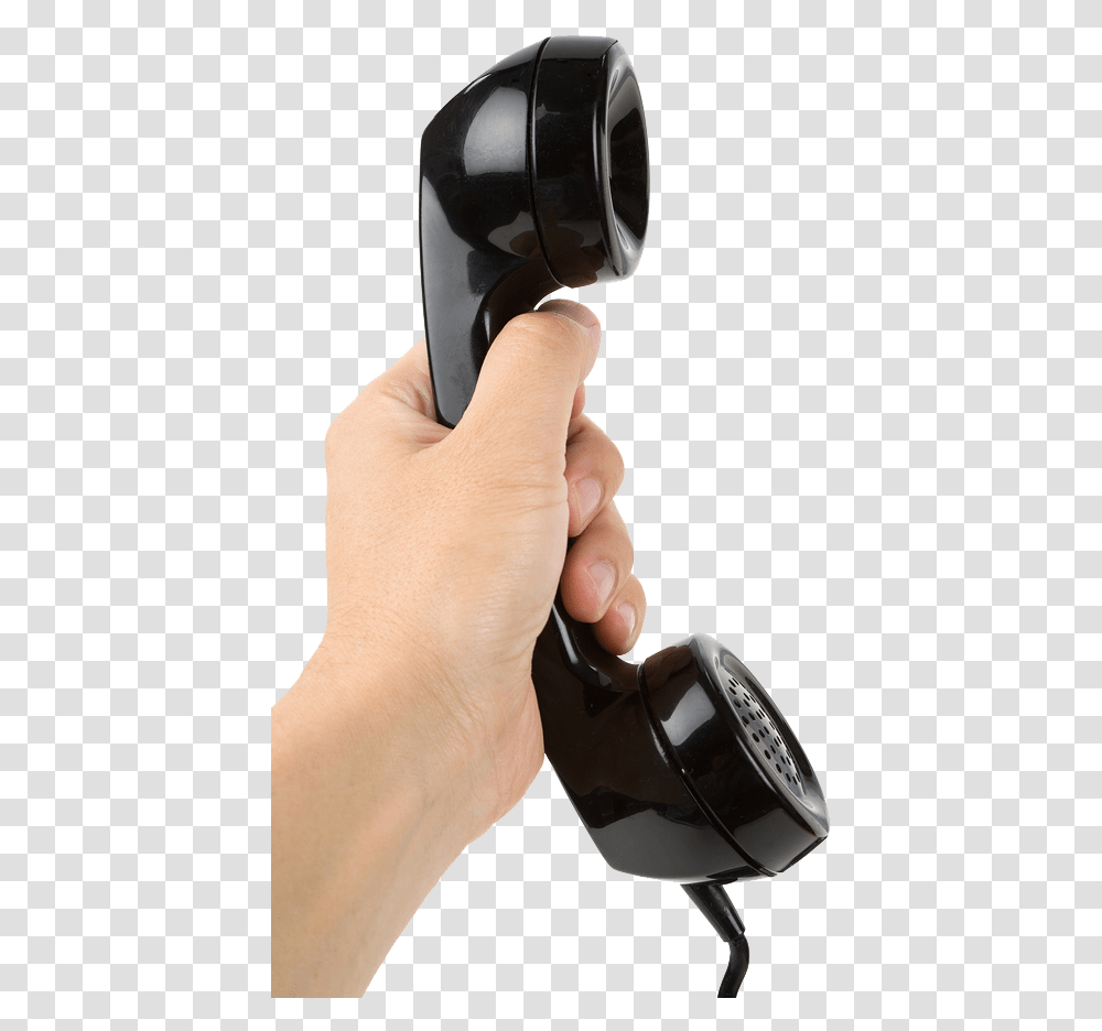Black Hand Holding Phone 4 Image Hand Holding Telephone, Person, Human, Finger, Lamp Transparent Png
