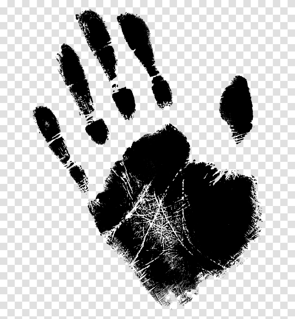 Black Hand Print, Gray, World Of Warcraft Transparent Png