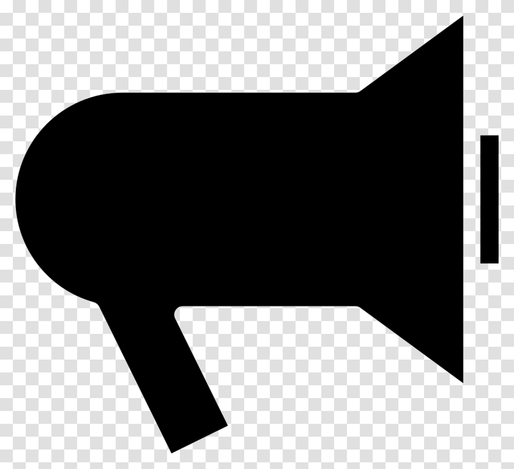 Black Hand Speaker Hand Speaker Icon, Silhouette, Axe, Tool, Mammal Transparent Png