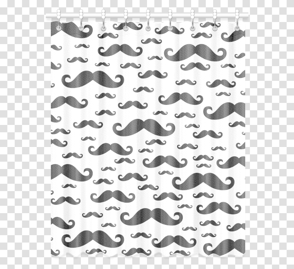 Black Handlebar Mustache Moustache Pattern Window Moustache, Rug, Texture Transparent Png