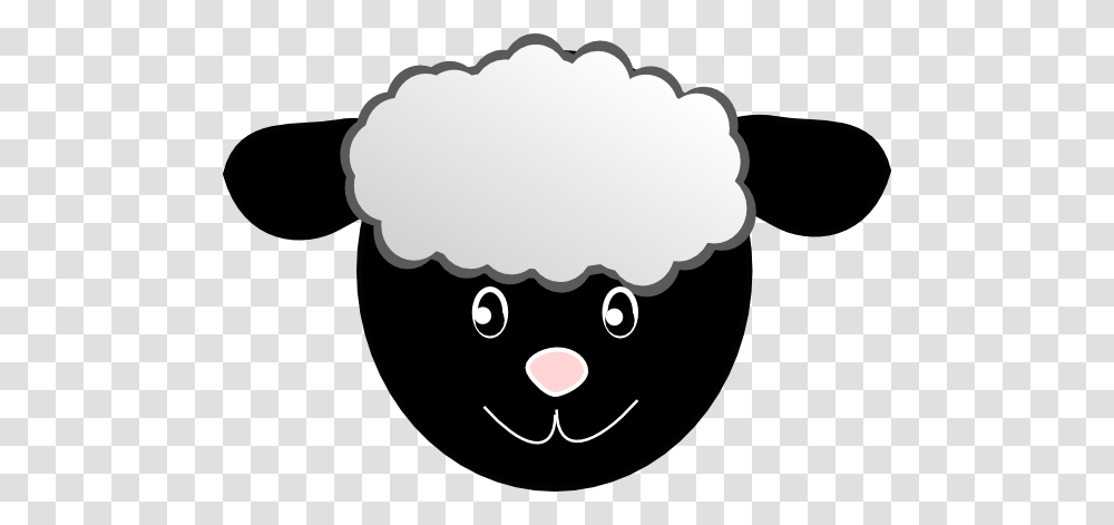 Black Happy Sheep Clip Art, Egg, Food, Stencil, Ball Transparent Png
