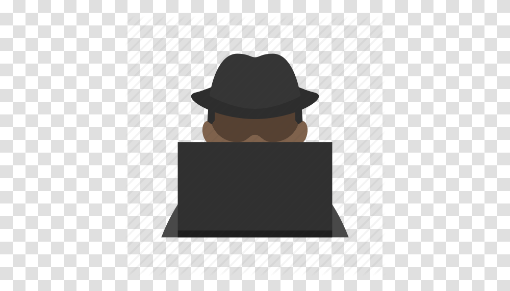 Black Hat Computer Cracker Hacker Information It Icon, Label, Box Transparent Png