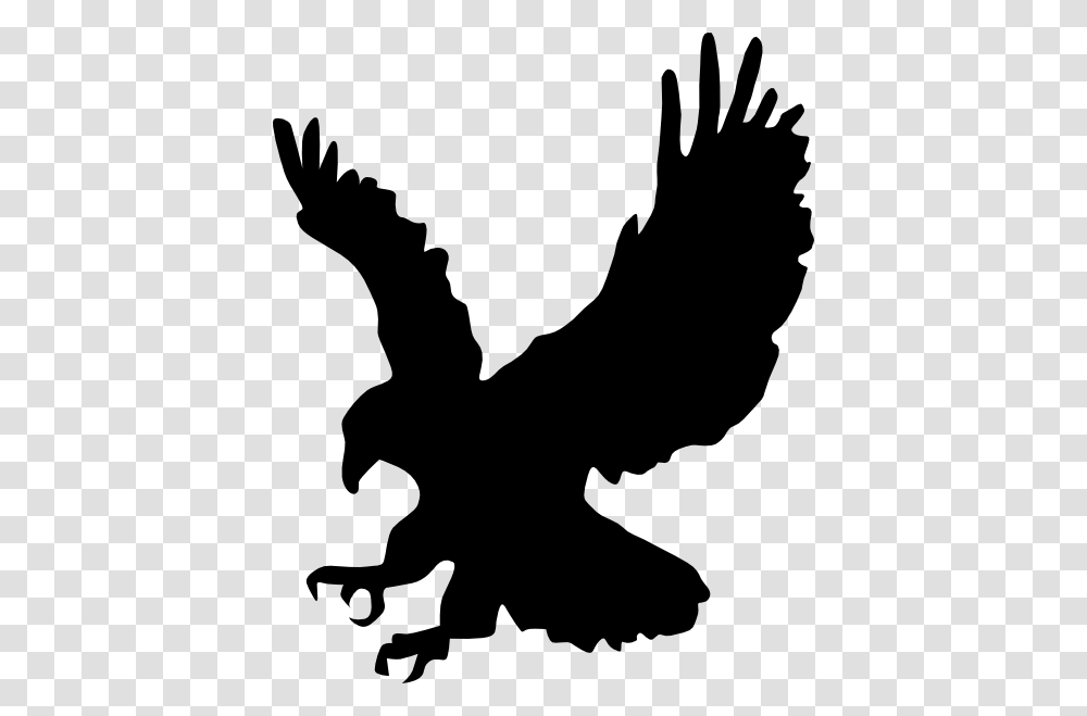 Black Hawk Clip Art, Silhouette, Eagle, Bird, Animal Transparent Png