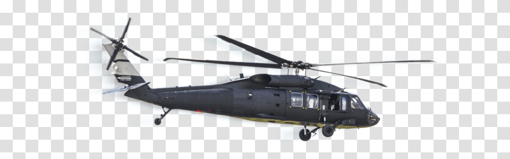 Black Hawk In Action, Helicopter, Aircraft, Vehicle, Transportation Transparent Png