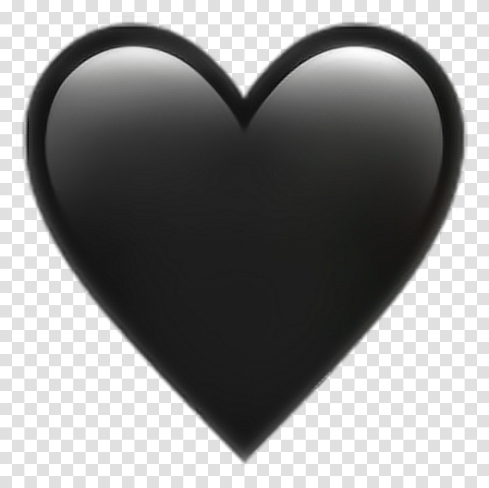 Black Heart Background Black Heart Emoji, Balloon, Pillow Transparent Png
