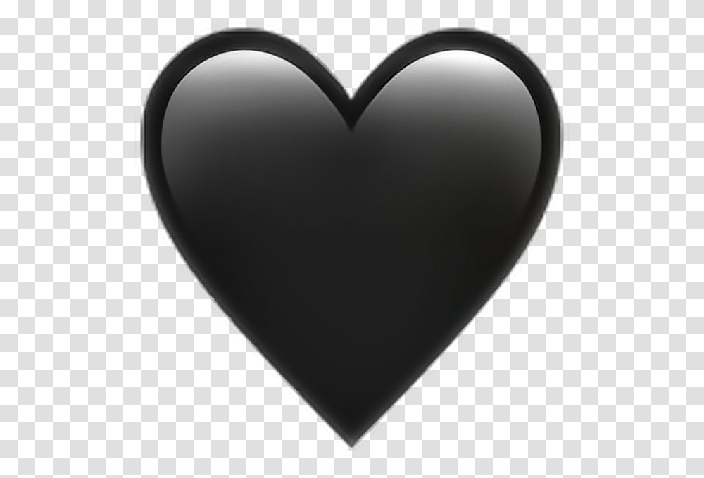 Black Heart Emoji Heart Black Emoji Emoticon Iphone Whatsapp Emoji Black Heart, Balloon, Lamp Transparent Png