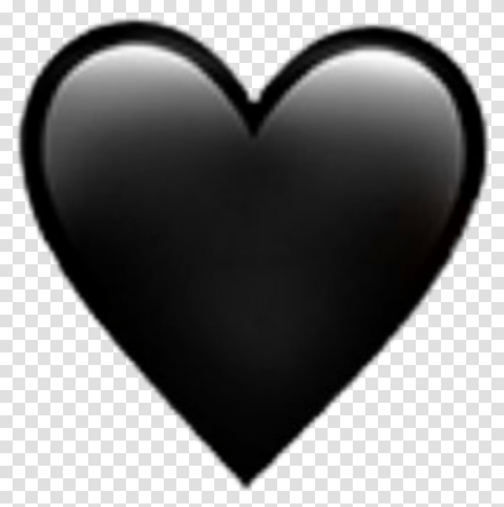Black Heart Emoji Heartemoji Bla Black Emoji Love Heart, Balloon, Tennis Ball, Sport, Sports Transparent Png