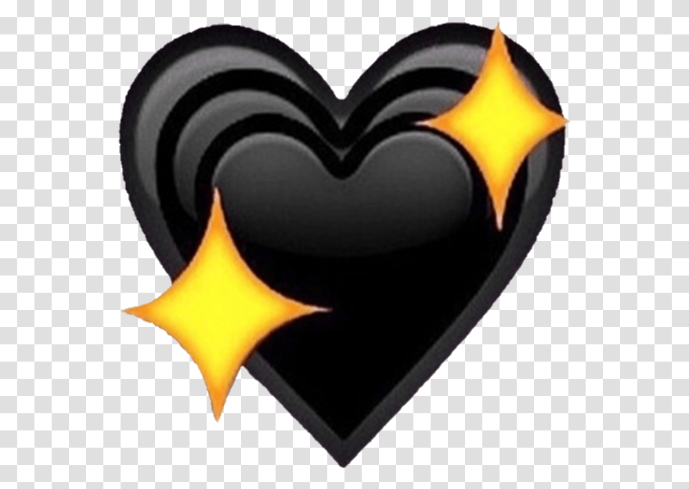 Black Heart Emoji Transparent Png
