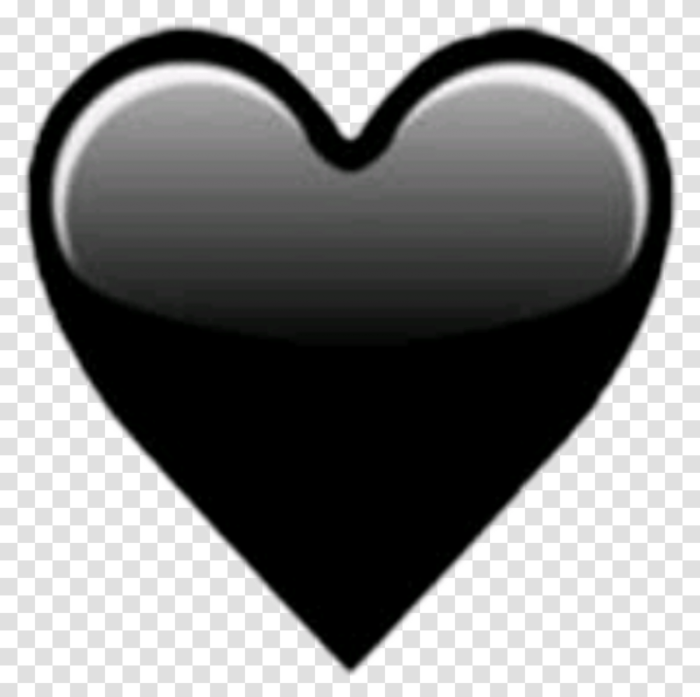 Black Heart Emoji Whatsapp Black Heart Emoji Whatsapp Transparent Png
