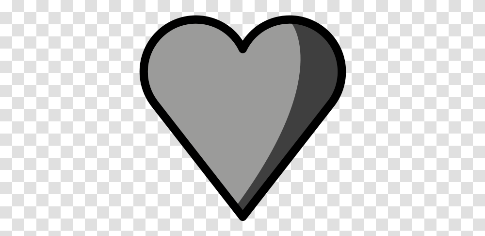 Black Heart Girly, Pillow, Cushion, Tape Transparent Png