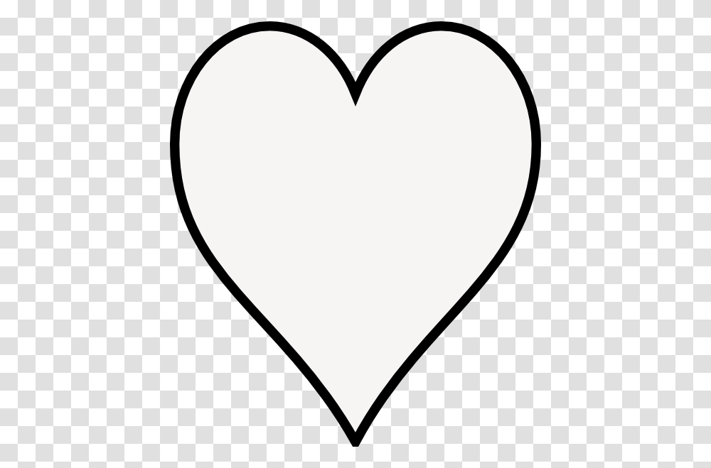 Black Heart Outline Heart White Transparent Png
