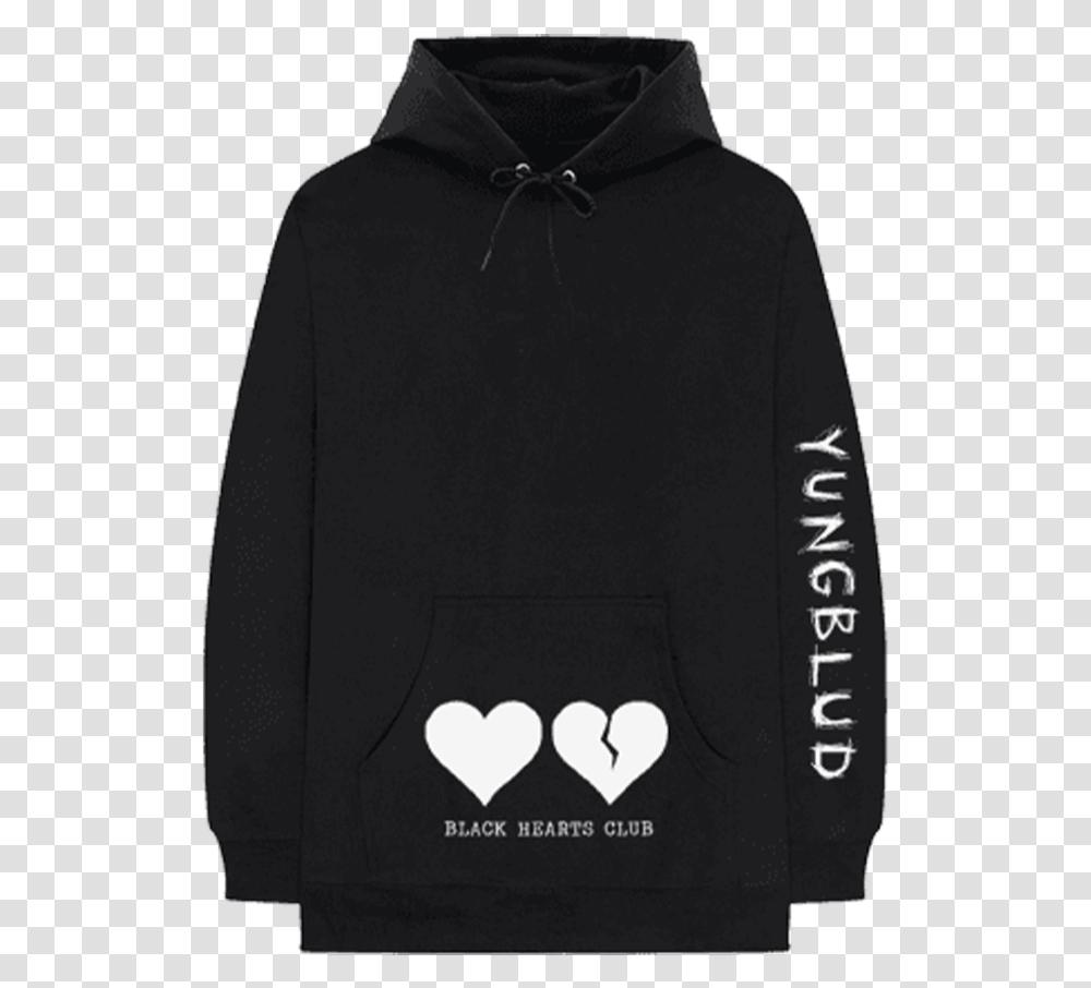 Black Hearts Hoodie Yungblud Black Hearts Club Hoodie, Clothing, Apparel, Sweatshirt, Sweater Transparent Png