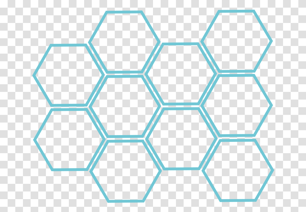 Black Hexagon Hexagon Honeycomb, Pattern, Soccer Ball, Football, Team Sport Transparent Png