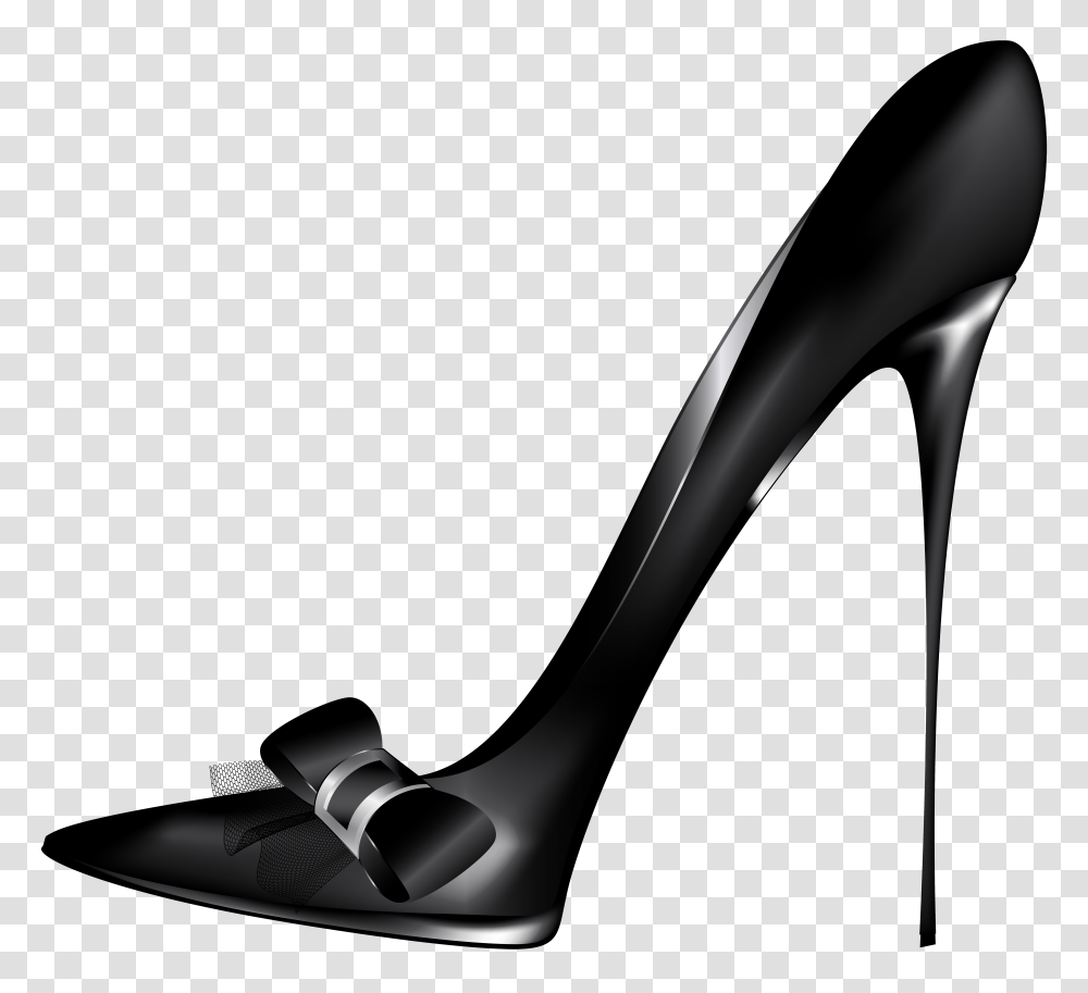 Black High Heels With Bow Clip Art, Sink Faucet, Cutlery, Appliance, Handle Transparent Png