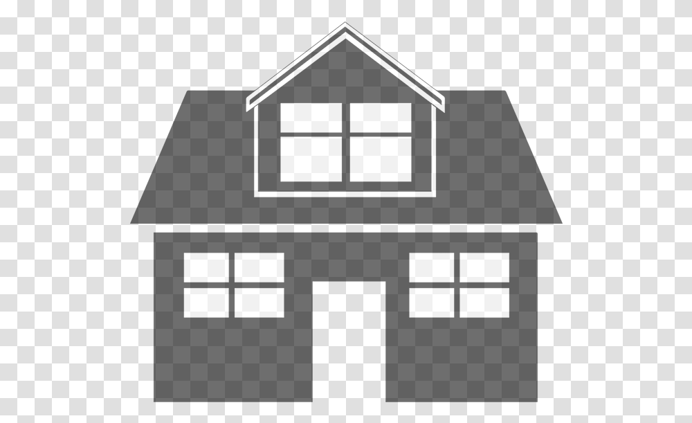 Black Home House Icon White Black Background House, Stencil, Housing, Building, Triangle Transparent Png